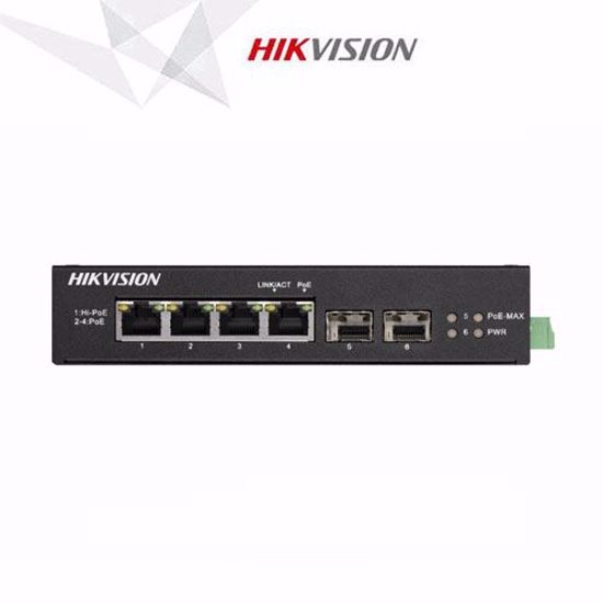 Slika od Hikvision DS-3T0506HP-E/HS PoE switch