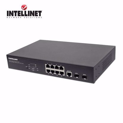 Slika od INTELLINET 8-Port Gigabit Ethernet PoE+ 2 SFP Ports