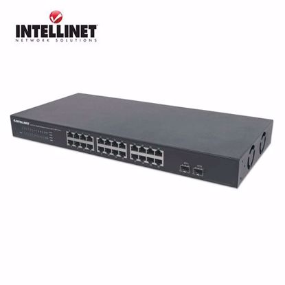 Slika od INTELLINET 24-Port Gigabit Ethernet Switch with 2 SFP Ports