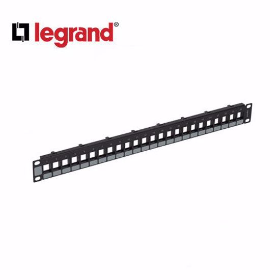 Slika od LEGRAND Prazan modularni prespojni patch panel za 24 modula