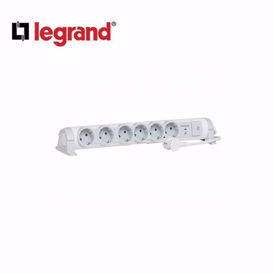 Slika od LEGRAND produžni kabl sa 6 uticnica, beli, 1.5m
