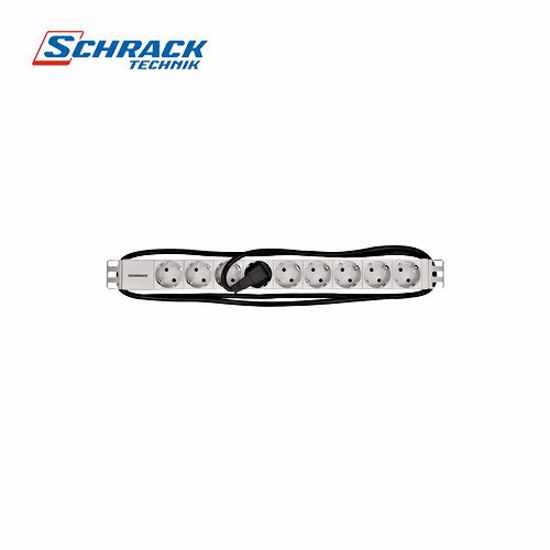 Slika od Schrack 19 Napojni panel-9xSCHUKO, ALU, 1HU IU070114--