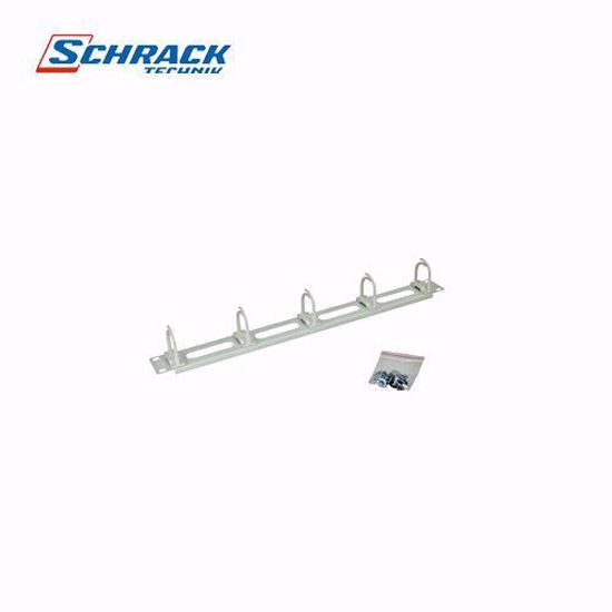 Schrack 19 Panel za ranz. kablova,5 manjih PVC prst. i otvorima,1HU DBS14806
