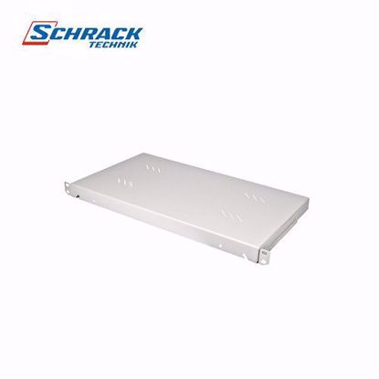 Schrack 19 Fiksna polica dubine 250mm, 1HU, 15kg max, perforirana DFS14825-C