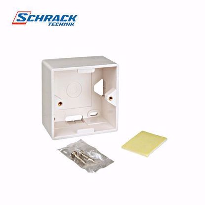 Schrack TOOLLESS LINE-Nazidna kutija za uticnice, 80x80x42mm HSEAP842WF