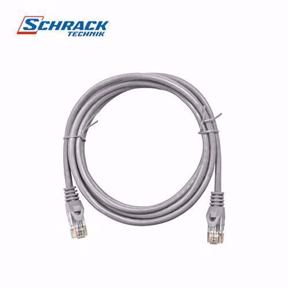 Schrack Patch kabl RJ45, Cat.5e , U/UTP ,PVC, sivi, 15m H5ULG15K0G