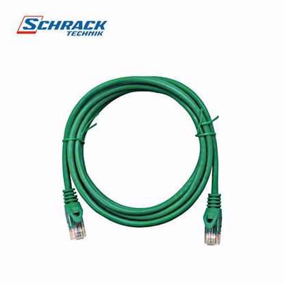 Slika od Schrack Patch kabl RJ45,Cat.5e, U/UTP, PVC, zeleni, 2m H5ULU02K0U