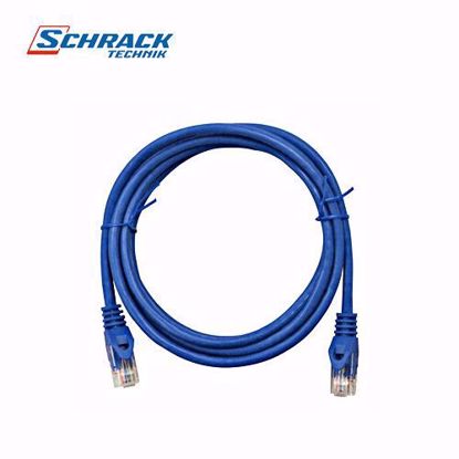 Schrack Patch kabl RJ45,Cat.6, U/UTP ,PVC, plavi, 2m H6ULB02K0B