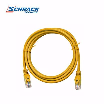 Slika od Schrack Patch kabl RJ45,Cat.6, U/UTP ,PVC, zuti, 3m H6ULY03K0Y