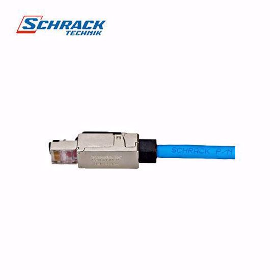 Schrack Konektor RJ45 Cat.6a,STP,za inst.kabl,AWG26-23,ravan HSISR6SI3