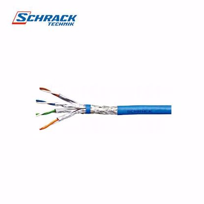 Slika od Schrack Kabl inst.Cat.7 S/FTP-1200 Mhz, 4x2xAWG-23, LS0H,30%, plavi 100m HSEKP423HQ5