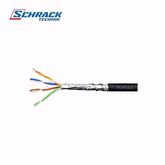 Schrack Kabl inst.Cat.6a S/FTP-500 Mhz, 4x2xAWG-23, LS0H-3, crni 500m HSKP4233A5