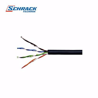 Slika od Schrack Kabl za spoljnu montazu Cat.5e U/UTP, 4x2xAWG-24, PE, crni 305m HSEKU424E3