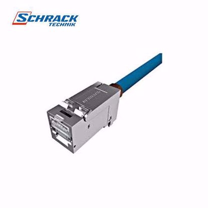 Schrack PERFORMANCE LINE-RJ45 Modul,Cat.6a 10Gb STP,4PPoE 100W,(SFB) HSPMRJ6G1A