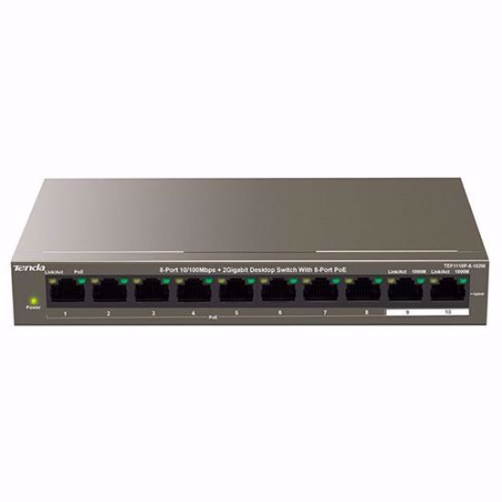 Slika od TEF1110P-8-102W Tenda PoE switch