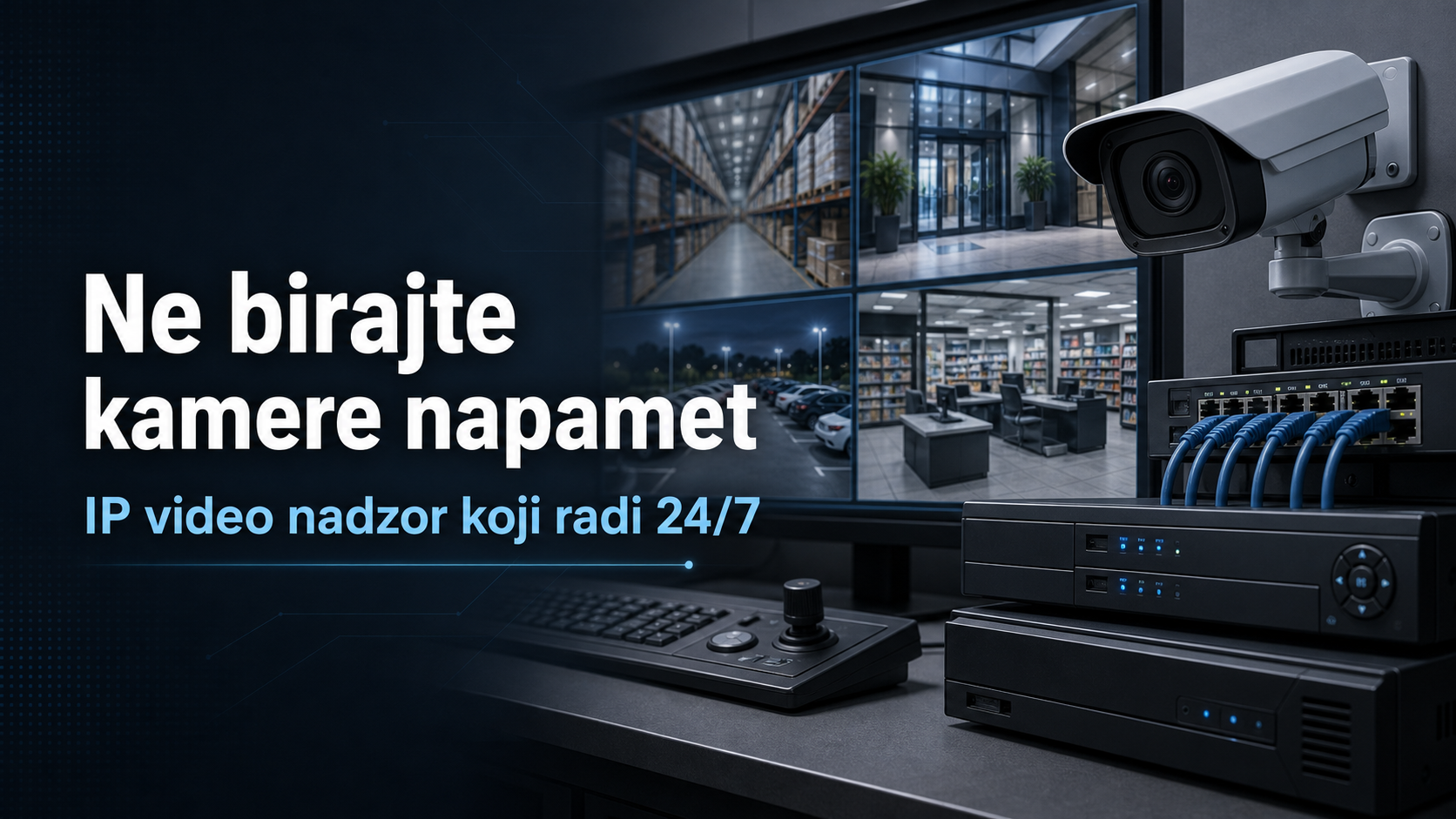 IP video nadzor za poslovne objekte