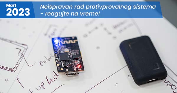 Neispravan rad alarmnog sistema - reagujte na vreme